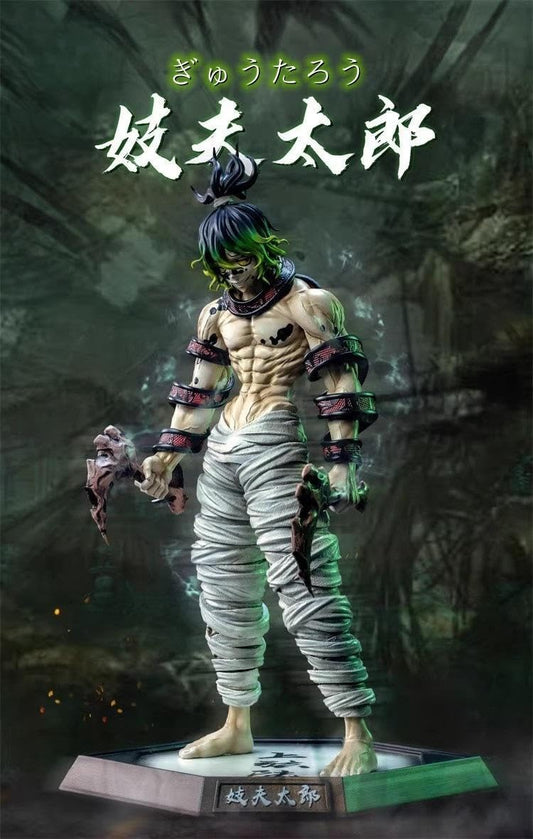 Anime Demon Slayer Kisatsutai Series Gyutaro 30CM Upper Moon Six PVC Action Figure Model Collectible Figure