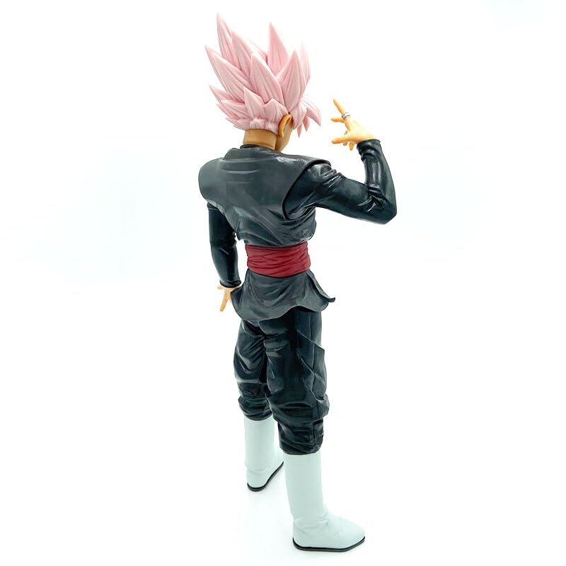 Dragon Ballz Goku Black Super Saiyan Figure - 30cm PVC Collectible, Limited Edition Anime Toy for Office Desk, Car Decor