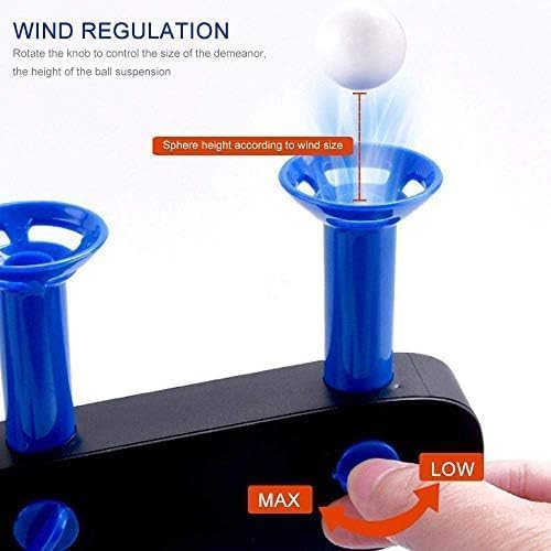 Electric Floating Target Shooting Game, 10 Foam Balls, Hover Ball Game for Kids
