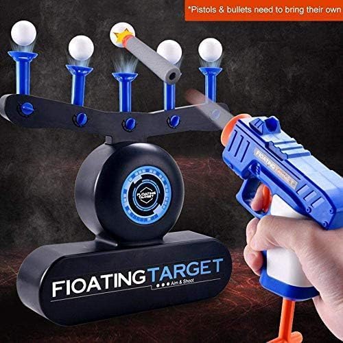 Electric Floating Target Shooting Game, 10 Foam Balls, Hover Ball Game for Kids