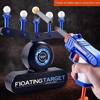 Electric Floating Target Shooting Game, 10 Foam Balls, Hover Ball Game for Kids