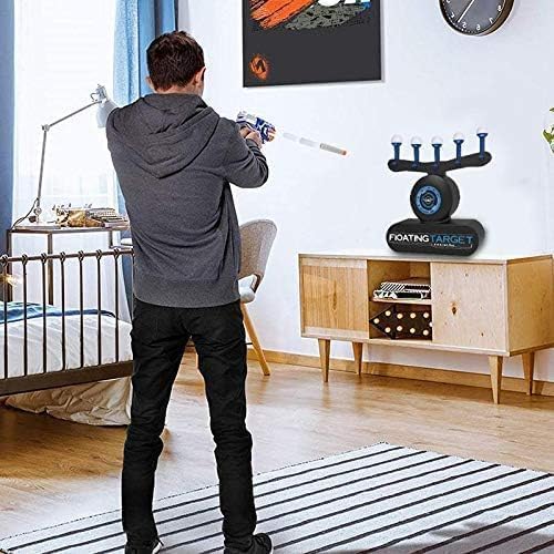 Electric Floating Target Shooting Game, 10 Foam Balls, Hover Ball Game for Kids