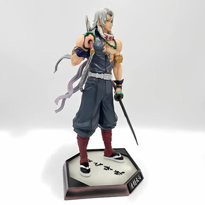 Demon Slayer Uzui Tengen Action Figure 30CM Sound Hashira Anime Collectible Statue | Demon Slayer Action Figures | Tengen Uzui Toy Figure | Anime Gift for Fans & Collectors