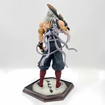 Demon Slayer Uzui Tengen Action Figure 30CM Sound Hashira Anime Collectible Statue | Demon Slayer Action Figures | Tengen Uzui Toy Figure | Anime Gift for Fans & Collectors