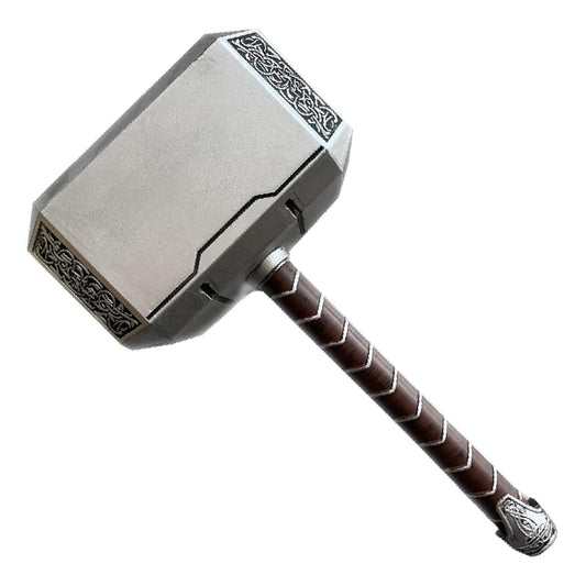God Of Thunder Thor Life Size Mjolnir Replica Hammer - 45 Cm Superheroes Gift, Superhero Cosplay Collectible,Multicolor