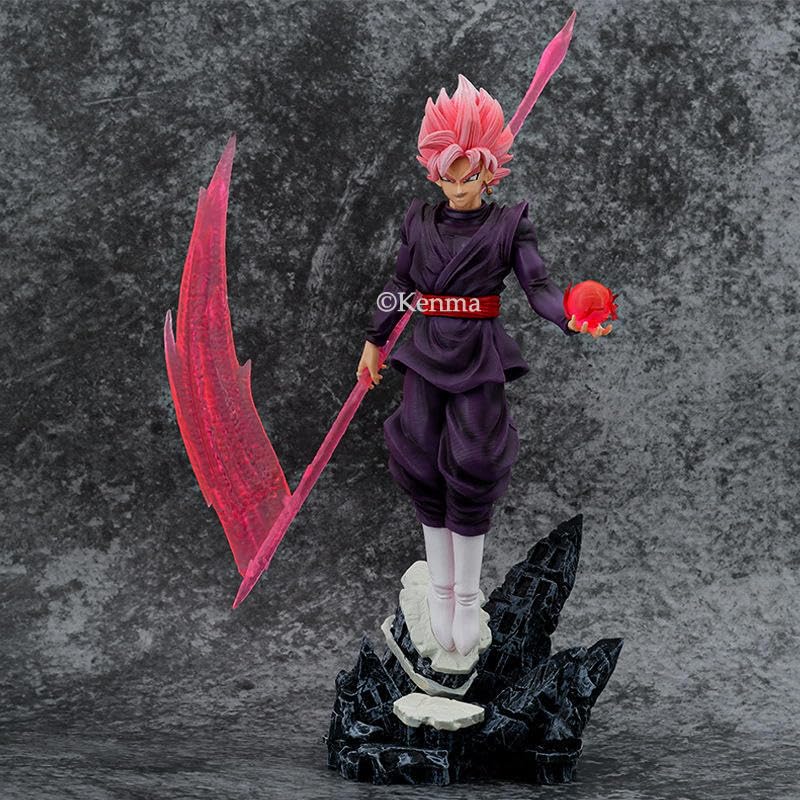 DBZ Black Goku Zamasu 35 cm Action Figure Without Light Figurine