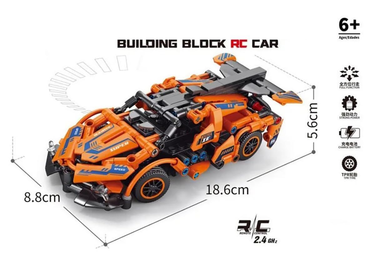 LEGO Lamborghini RC Car Kit for Kids & Adults