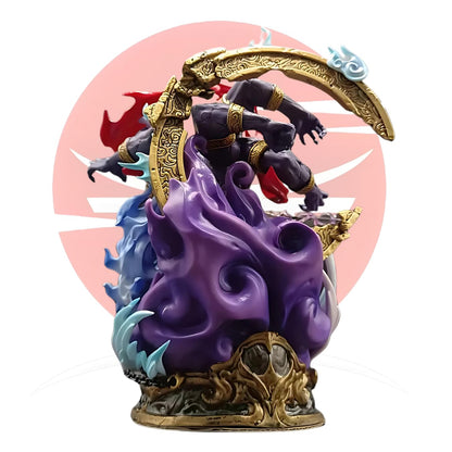 Zoro Asura Action Figure Statue 20Cm 3 Headed Demon Transformation Replaceable Heads One Piece Premium Anime Action Figure High-Detail Roronoa Zoro Figure For Gifts, PVC & Resin,Multicolour