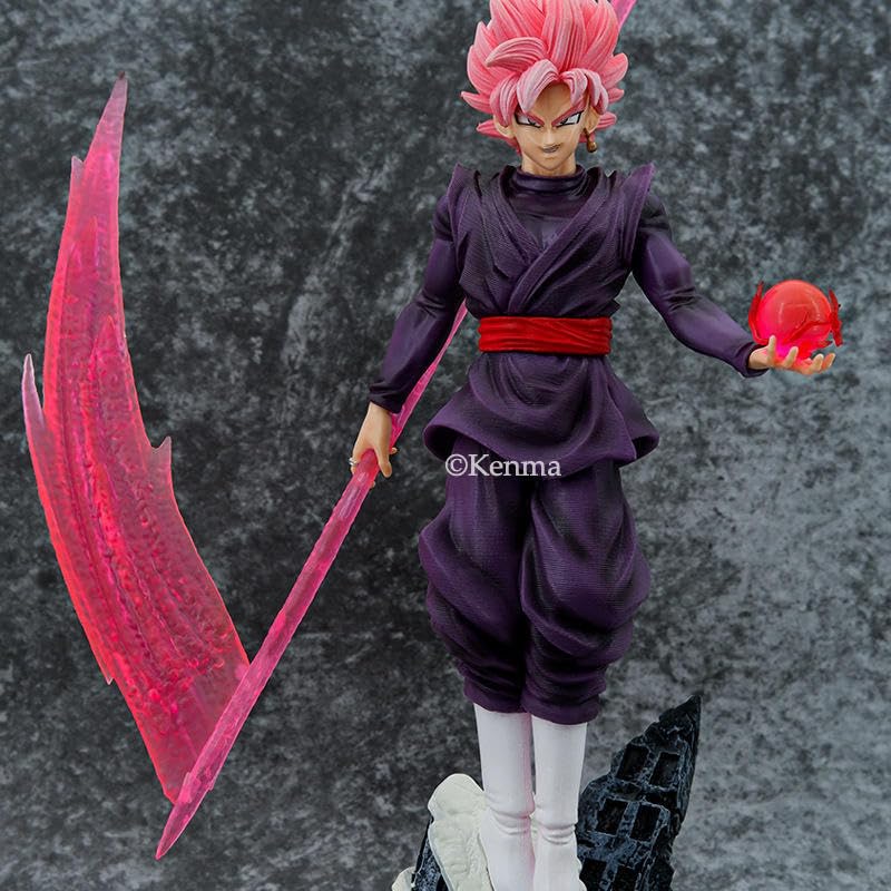 DBZ Black Goku Zamasu 35 cm Action Figure Without Light Figurine