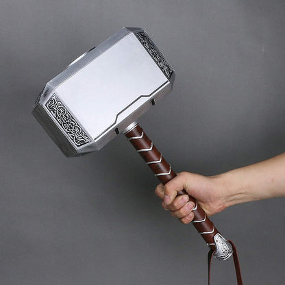 God Of Thunder Thor Life Size Mjolnir Replica Hammer - 45 Cm Superheroes Gift, Superhero Cosplay Collectible,Multicolor