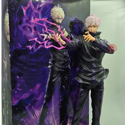Gojo Action Figure 31CM JJK Anime Action Figures | Gojo Satoru Toy Action Figurine PVC & Resin | Anime Collectible Toy Statue for Cosplay, Gifts, Home & Office Decor