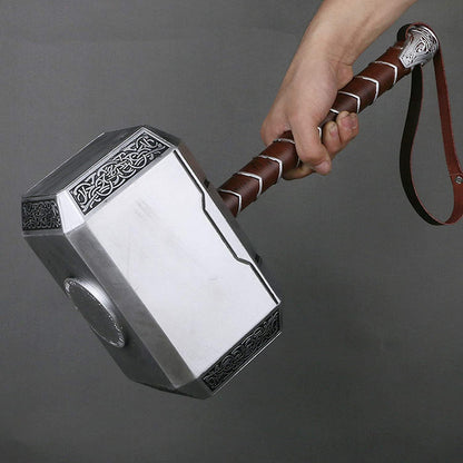 God Of Thunder Thor Life Size Mjolnir Replica Hammer - 45 Cm Superheroes Gift, Superhero Cosplay Collectible,Multicolor